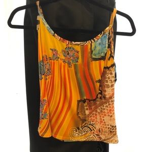 Mesmerize Tank Top Shirt Blouse Colorful Sz XL EUC